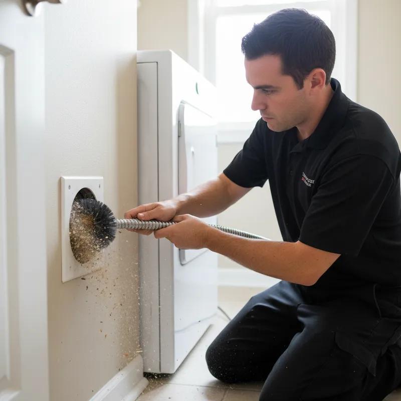 dryer vent cleaning services in California for an overheating dryer